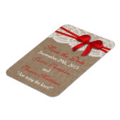 ザレッド素朴ボウ結婚ズ・コレクション マグネット (左側)