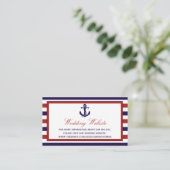 ザレッド&ネイビー航海のいかり結婚ズコレクション エンクロージャーカード (スタンド正面)