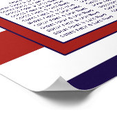 ザレッド&ネイビー航海のいかり結婚ズコレクション ポスター (角)