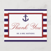 ザレッド&ネイビー航海のいかり結婚ズコレクション ポストカード (正面)