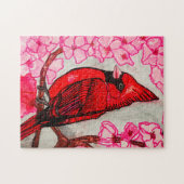 ザレッド（鳥）ショウジョウコウカンチョウ ジグソーパズル (横)