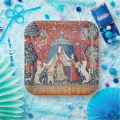 ザレディとユニコーン1500パリタペストリー ペーパープレート (パーティー)