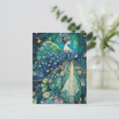 ザレディーインザブルーピーコックファンタジードレス ポストカード (スタンド正面)