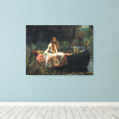 ザレディーオブシャロット – 油キャンバスの再現 キャンバスプリント (インサイチュ (ウッドフロア))