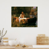 ザレディーオブシャロット(1888)～ファインアートキャンバス ポスター (キッチン)