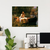 ザレディーオブシャロット(1888)～ファインアートキャンバス ポスター (ホームオフィス)