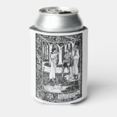 ザレディ・オブ・ザ・レイク、Aubrey Beardsley著 – HD 缶クーラー (缶裏面)