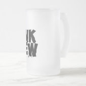 ザレビュー飲フロステッドビアスタイン フロストグラスビールジョッキ (正面右)