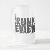 ザレビュー飲フロステッドビアスタイン フロストグラスビールジョッキ (正面左)