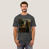 ザレファトの寡婦からパンを受けるエリヤ Tシャツ (正面フル)