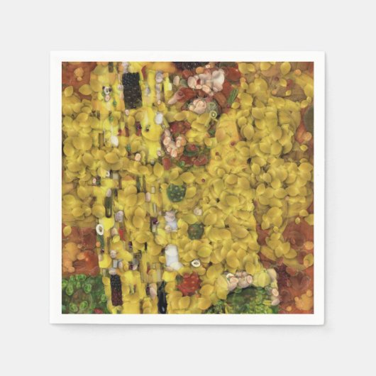 ザレモンキス野菜デコップスポフアート スタンダードカクテルナプキン (正面)