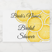 ザレモンスピリッツブライダルシャワーミニボトル スパークリングワインラベル (シングルラベル)