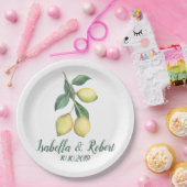 ザレモンツリーブランチ |の結婚ゲスト詳細 ペーパープレート (パーティー)