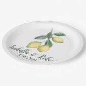 ザレモンツリーブランチ |の結婚ゲスト詳細 ペーパープレート (アングル)