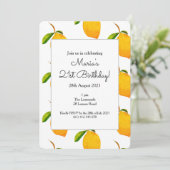 ザレモン21歳の誕生日パーティの招待状 招待状 (スタンド正面)