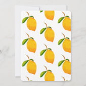 ザレモン21歳の誕生日パーティの招待状 招待状 (裏面)