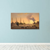 ザレースコースアットコンスタンチノープル(油オンキャンバス) キャンバスプリント (インサイチュ (ウッドフロア))