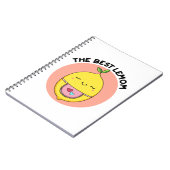 ザレ最高のマムおもしろいレモンパン ノートブック (左側)