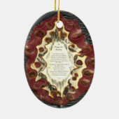ザロザリオ&ヒーリング祈りの言葉 セラミックオーナメント (裏面)