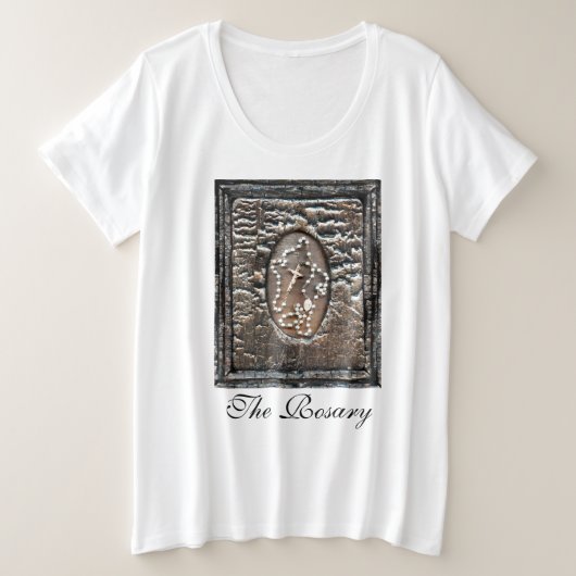 ザロザリオ プラスサイズTシャツ (デザイン正面)