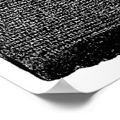 ザロゼッタ石エジプトグラノジオライトスチール ポスター (角)