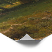 ザロッキーマウンテンズランダーズヴィンテージ絵画ズ ポスター (角)