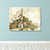 ザロックオブクアンイン キャンバスプリント (インサイチュ (ウッドフロア))