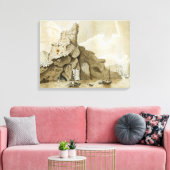 ザロックオブクアンイン キャンバスプリント (インサイチュ (リビング))