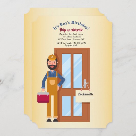 ザロックスミス招待状 招待状 (正面/裏面)