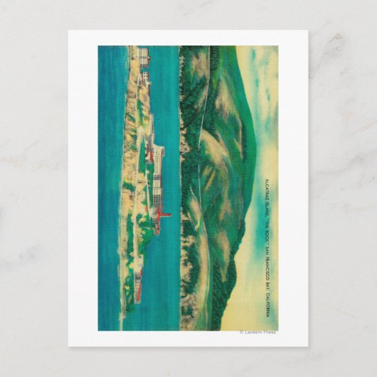 ザロック、アルカトラズ島、サンフランシスコ ポストカード (正面)