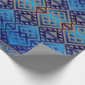 ザロッジ（ブルー） ラッピングペーパー (角)