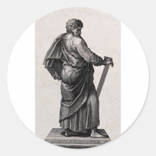 ザロット使徒と説教者の聖シモン ラウンドシール (正面)