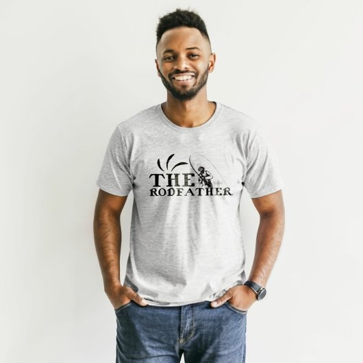 ザロドファーザー魚釣りパパ Tシャツ