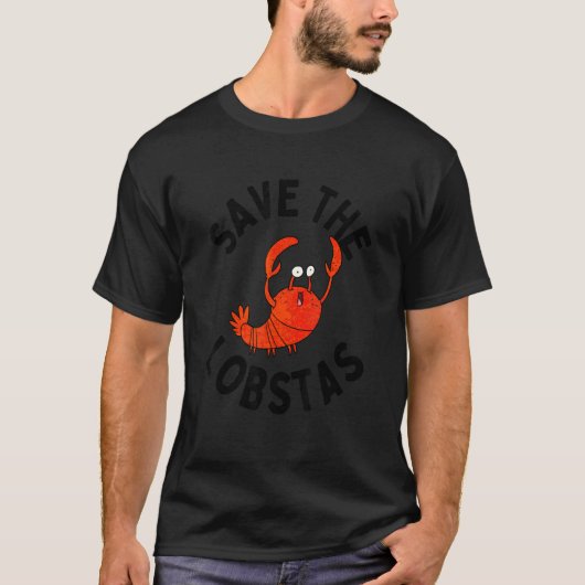 ザロブ救スロブスターデザイン Tシャツ (正面)