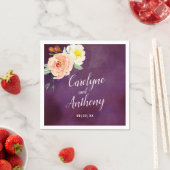 ザロマンスイン開花結婚ズコレクション スタンダードカクテルナプキン (インサイチュ)