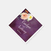 ザロマンスイン開花結婚ズコレクション スタンダードカクテルナプキン (角)