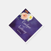 ザロマンスイン開花結婚ズコレクション スタンダードカクテルナプキン (角)