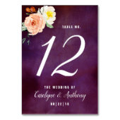 ザロマンスイン開花結婚ズコレクション テーブルナンバー (裏面)