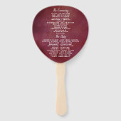 ザロマンスイン開花結婚ズコレクション ハンドファン (裏面)