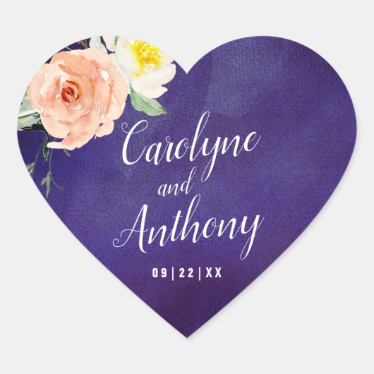 ザロマンスイン開花結婚ズコレクション ハートシール (正面)