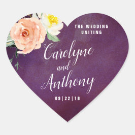 ザロマンスイン開花結婚ズコレクション ハートシール