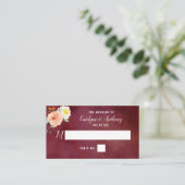 ザロマンスイン開花結婚ズコレクション プレイスカード (スタンド正面)