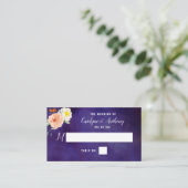 ザロマンスイン開花結婚ズコレクション プレイスカード (スタンド正面)