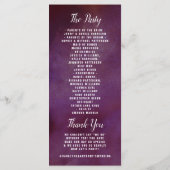 ザロマンスイン開花結婚ズコレクション プログラム (裏面)