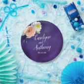 ザロマンスイン開花結婚ズコレクション ペーパープレート (パーティー)