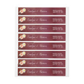 ザロマンスイン開花結婚ズコレクション ラップアラウンドラベル (シート)