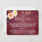 ザロマンスイン開花結婚ズコレクション 招待状 (正面)