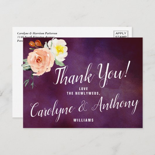 ザロマンスイン開花結婚ズコレクション 案内ポストカード (正面/裏面)