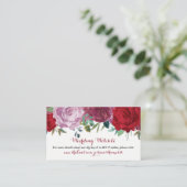 ザロマンチックフローラ結婚コレクション エンクロージャーカード (スタンド正面)