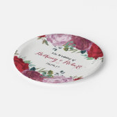 ザロマンチックフローラ結婚コレクション ペーパープレート (アングル)